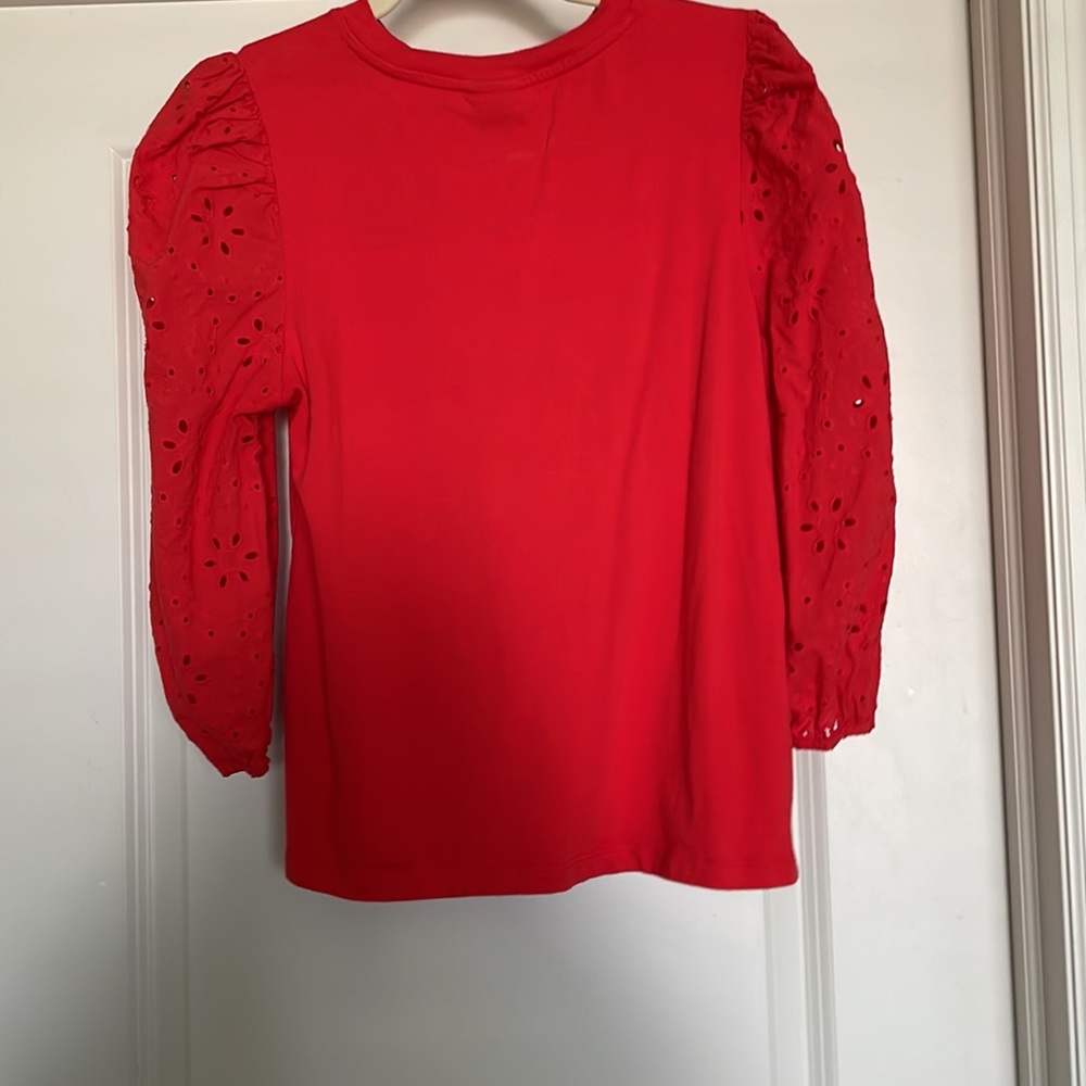 Eyelets sleeve top - Picture 4 of 4